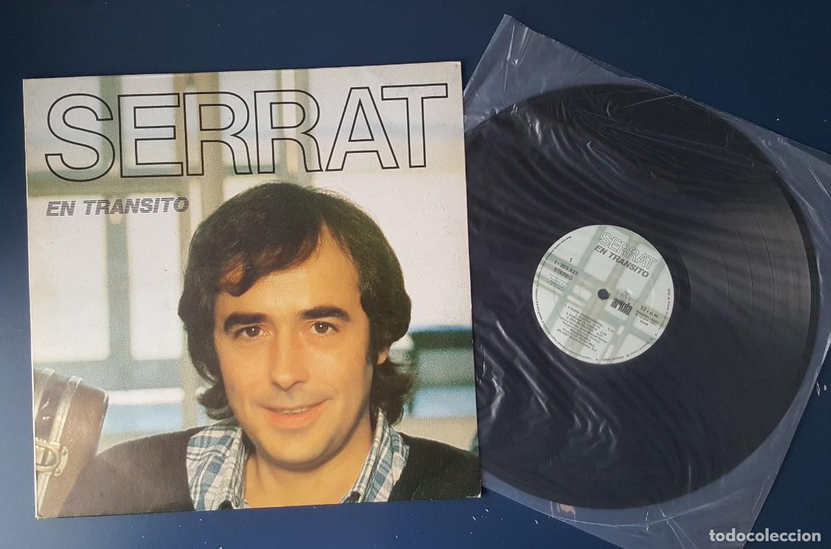 Discos de vinilo: Vinilo LP Serrat en tr&aacute;nsito - Foto 2