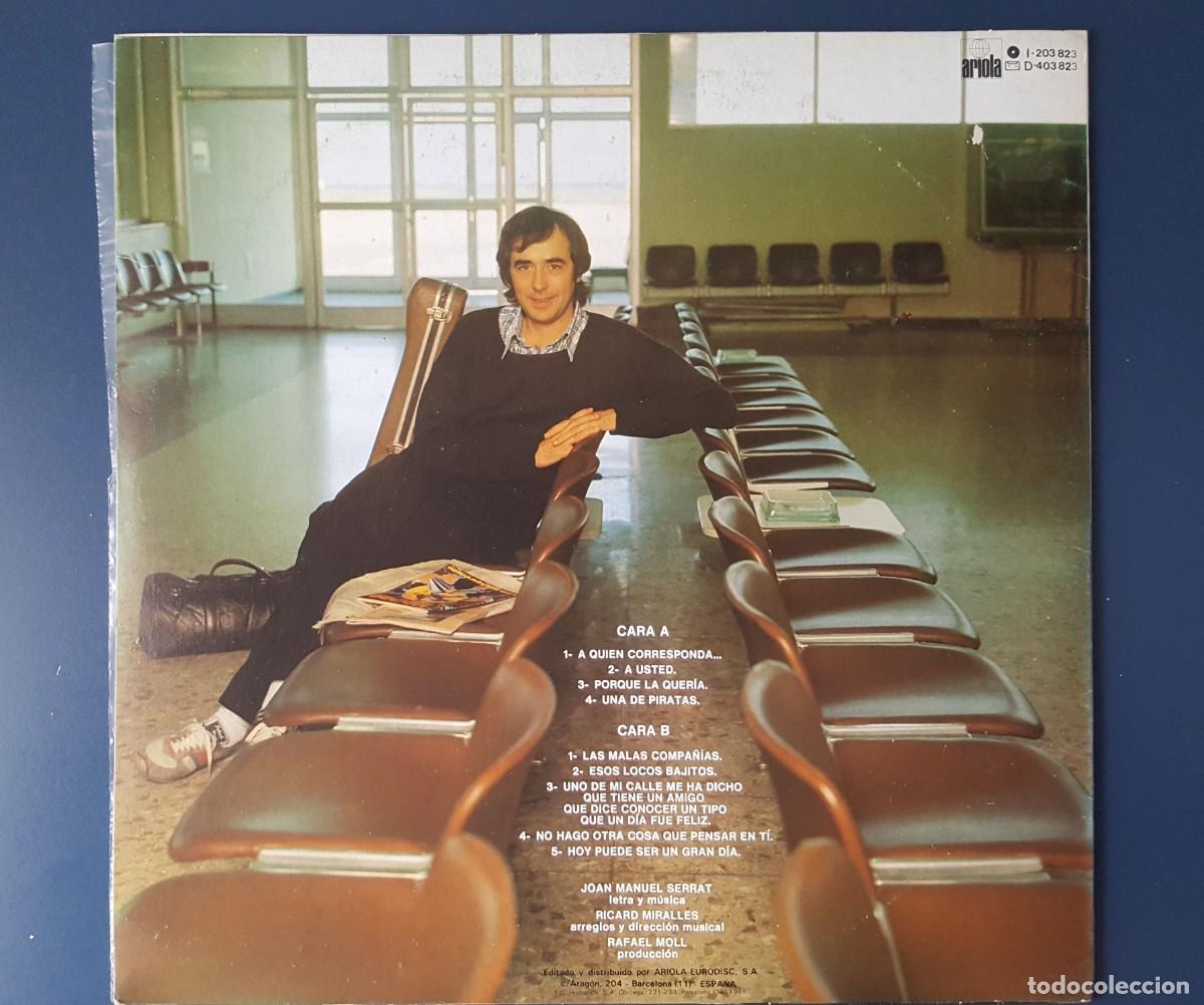 Discos de vinilo: Vinilo LP Serrat en tr&aacute;nsito - Foto 3