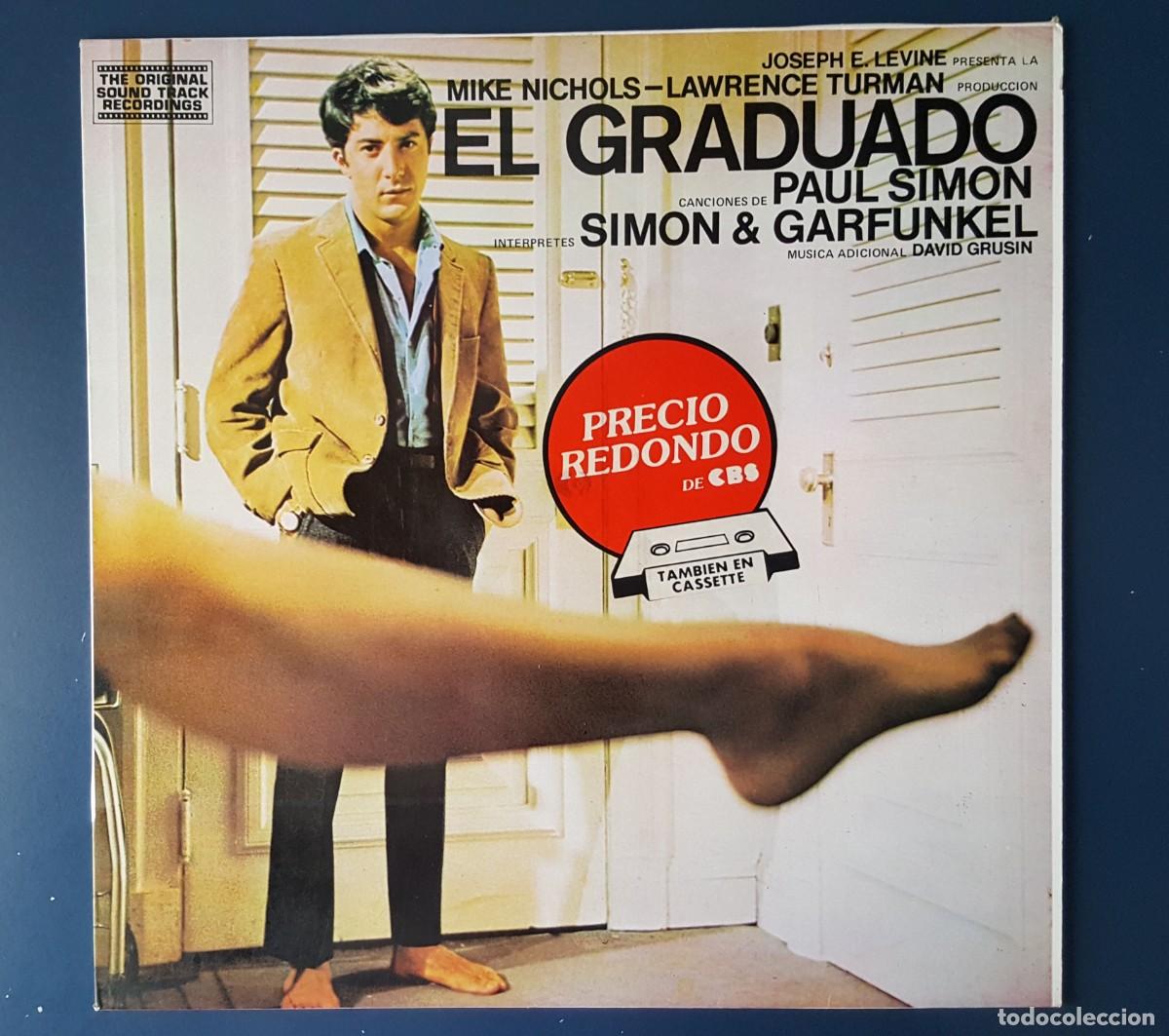 Discos de vinilo: Vinilo LP Simon & Garfunkel. El graduado - Foto 1