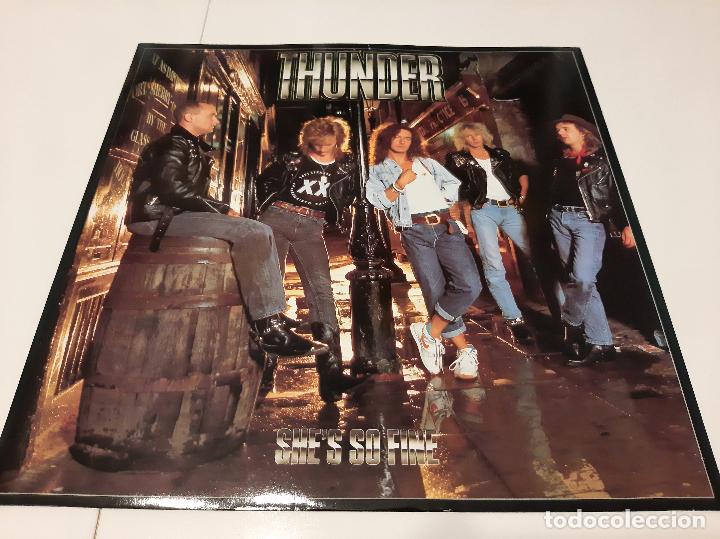 Discos de vinilo: THUNDER -SHES SO FINE- (1989) MAXI-SINGLE - Foto 1