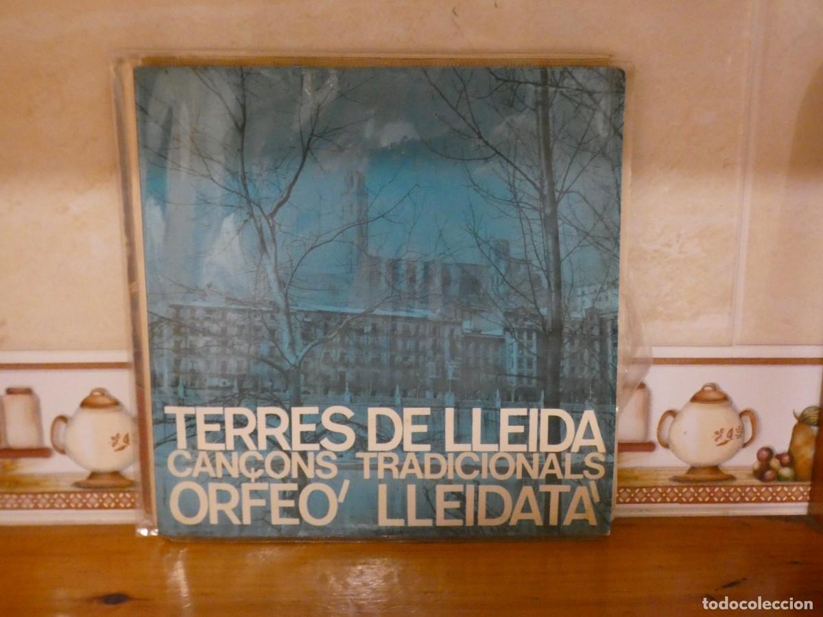 Dischi in vinile: EXPRO DISCO 7 PULGADAS ESTADO DECENTE EP CANCONS DE LES TERRES DE LLEIDA ORFEO LLEIDATA