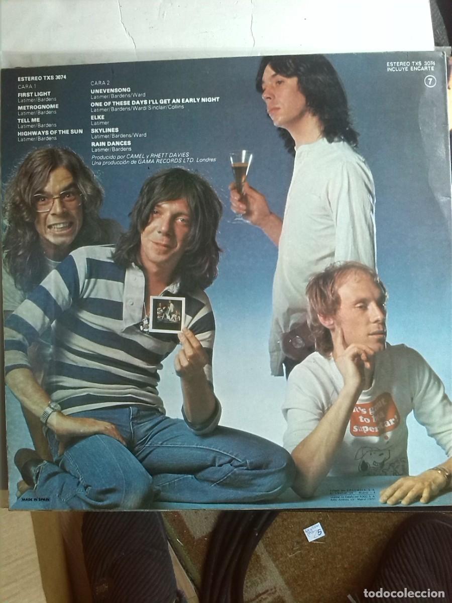 Discos de vinilo: camel rain dances 1977 insert lp - Foto 2