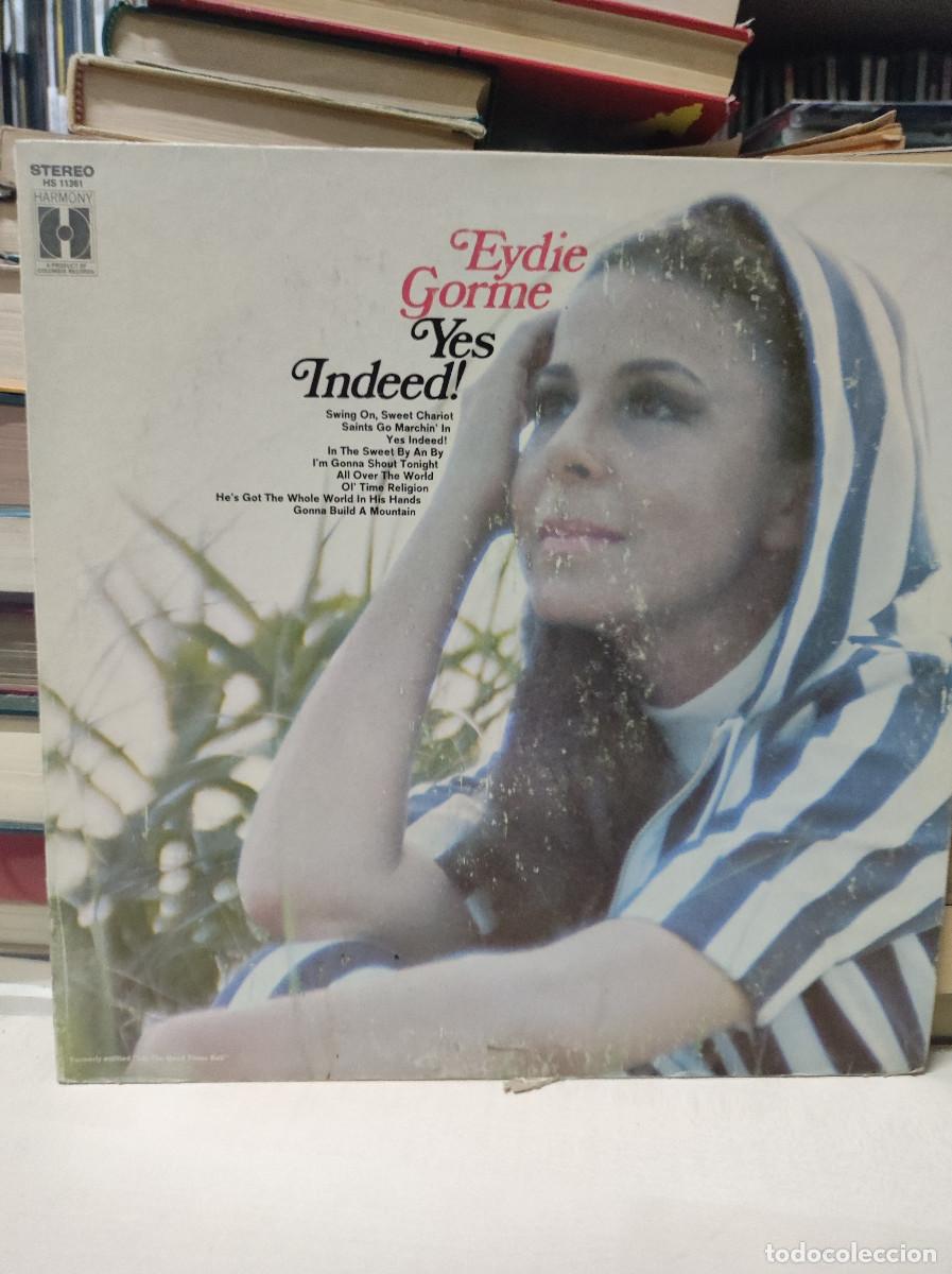 Discos de vinilo: Eydie Gorm&eacute; &ndash; Yes Indeed! - Foto 1