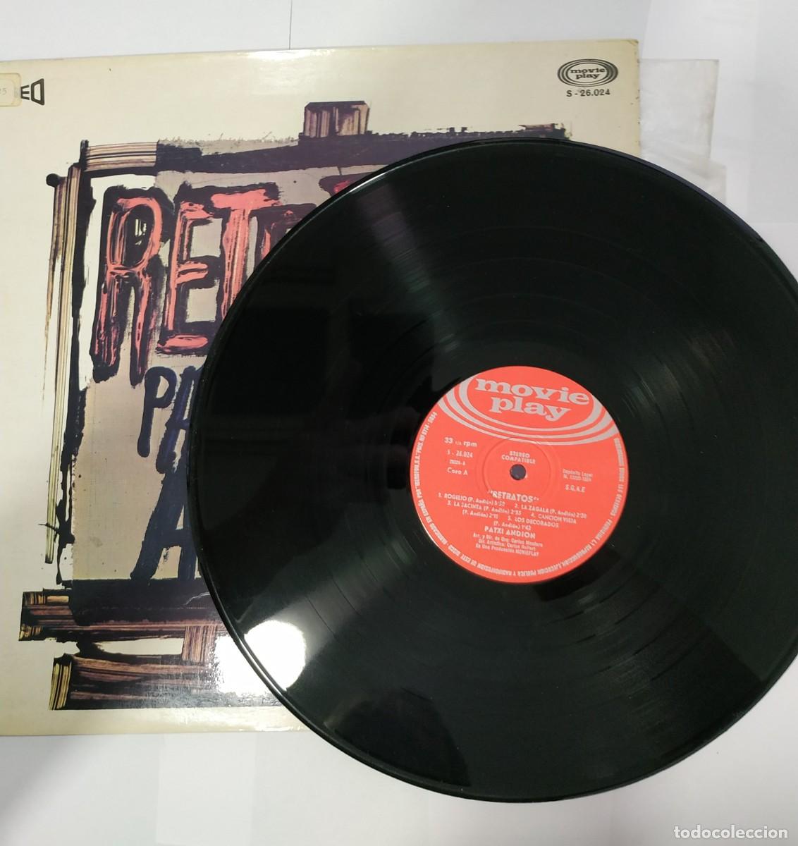 Discos de vinilo: PATXI ANDION - RETRATOS 1969 - Foto 4
