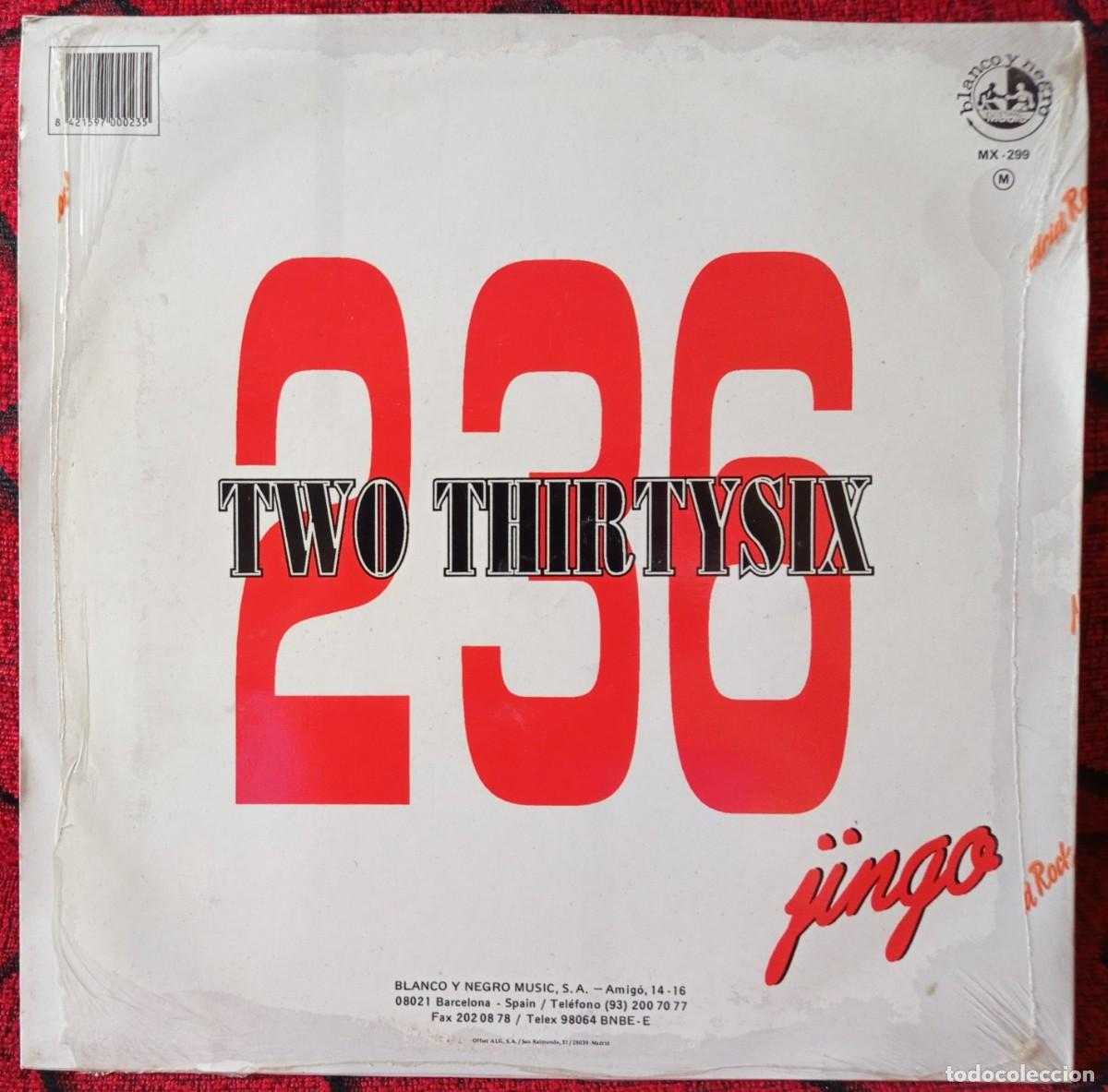 Discos de vinilo: 236 TWO THIRTYSIX ** Jingo ** MAXI SINGLE VINILO 1991 - Foto 2