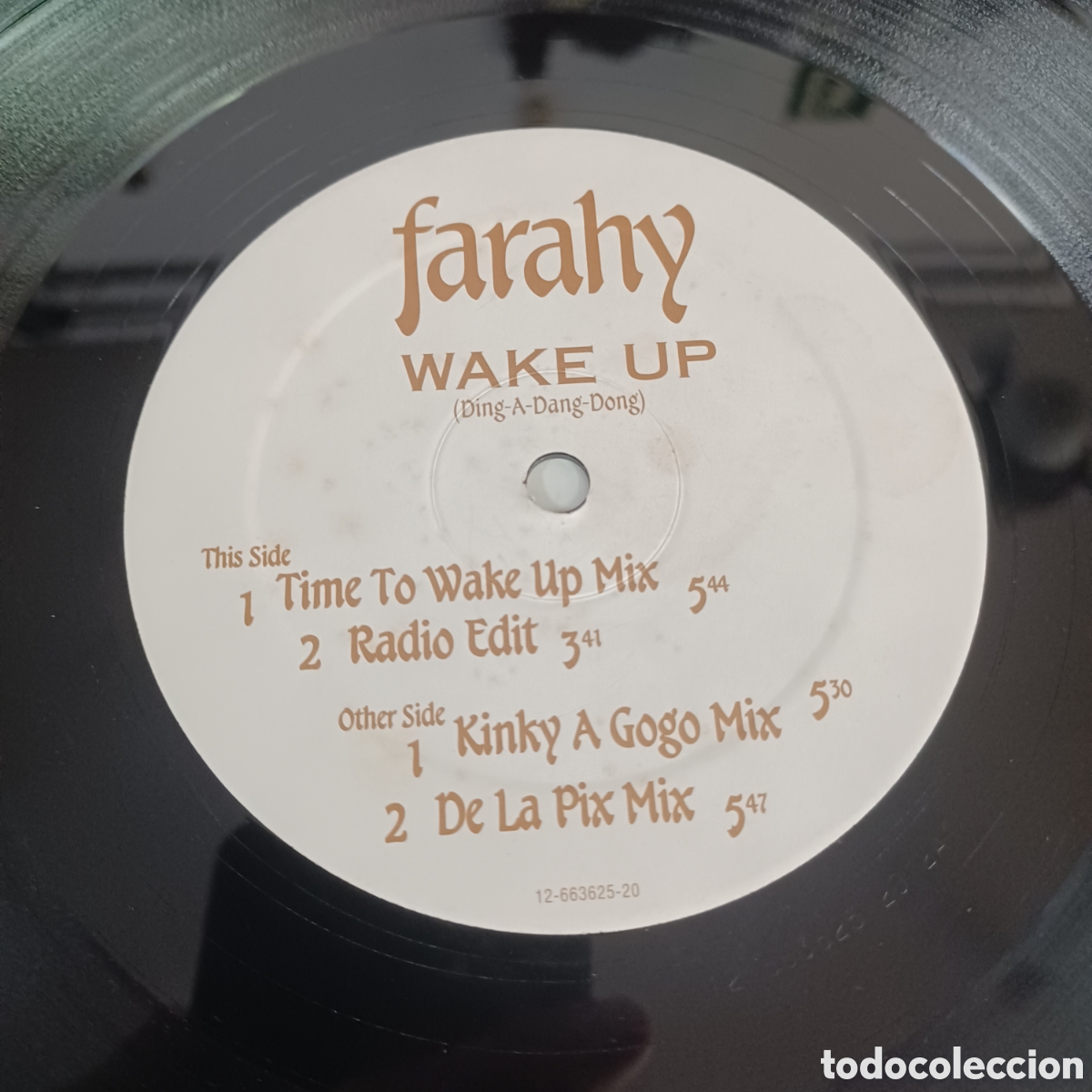 Discos de vinilo: FARANY - WAKE UP ( DING A DANG DONG ) - Foto 3