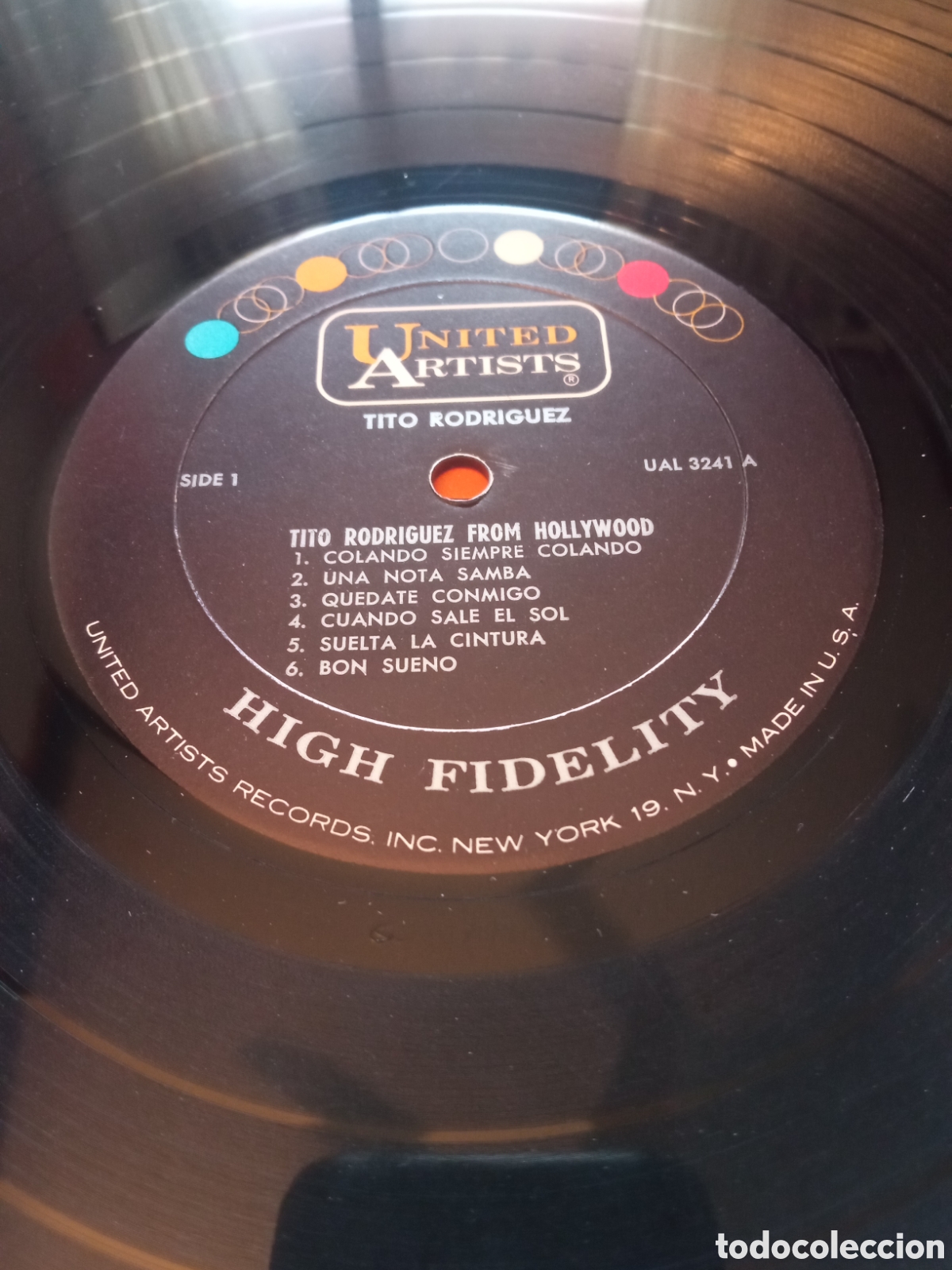 Discos de vinilo: Tito Rodr&iacute;guez - From Hollywood. - Foto 5
