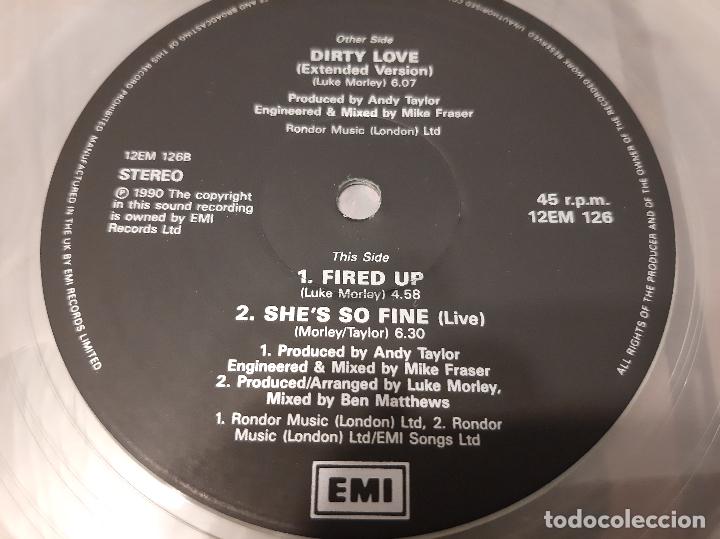 Discos de vinilo: THUNDER -DIRTY LOVE- (1990) MAXI-SINGLE - Foto 3
