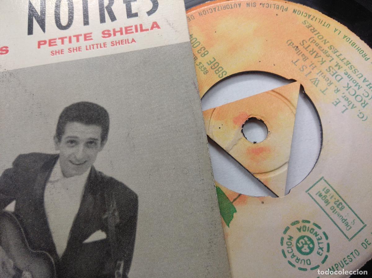 Discos de vinilo: LE TWIST/LES CHAUSSETTES NOIRES/SINGLE. - Foto 2