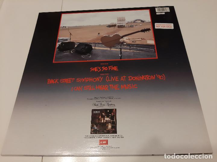 Discos de vinilo: THUNDER -SHES SO FINE- (1989) MAXI-SINGLE + POSTER - Foto 3