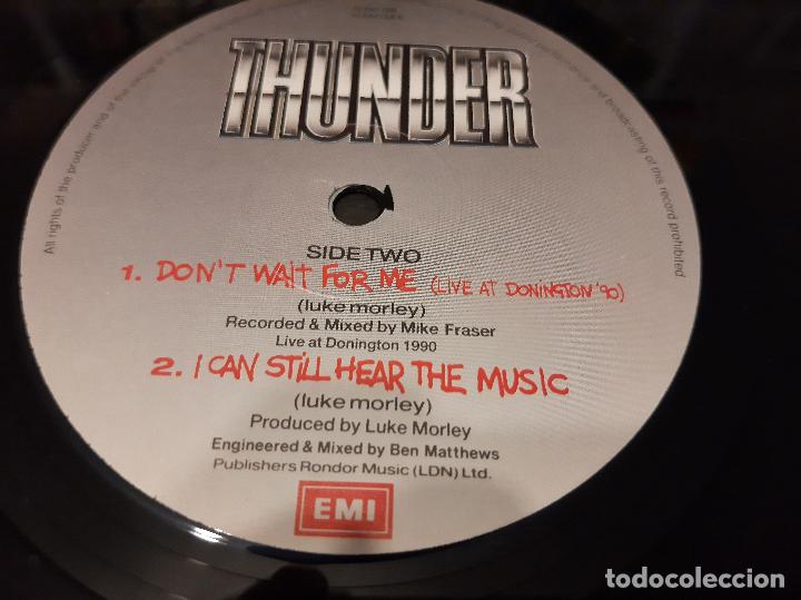 Discos de vinilo: THUNDER -SHES SO FINE- (1989) MAXI-SINGLE + POSTER - Foto 10