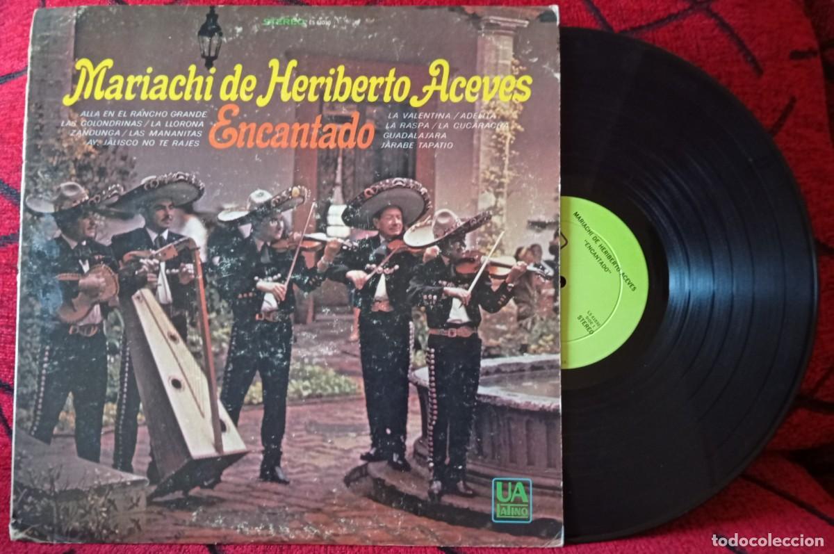 Discos de vinilo: MARIACHI DE HERIBERTO ACEVES ** Encantado ** VINILO ORIGINAL 1968 USA LP