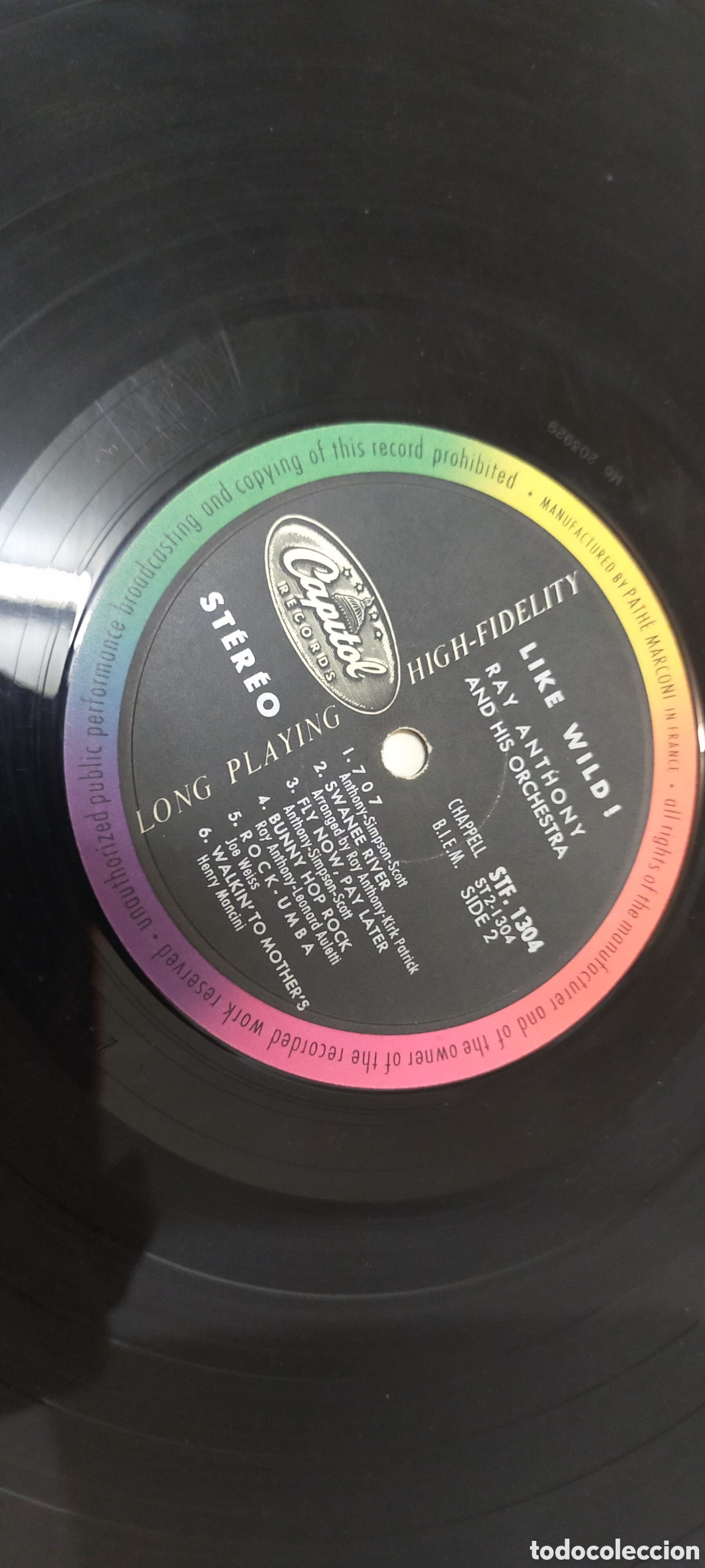 Discos de vinilo: Lp LIKE WILD RAY ANTHONY - Foto 8