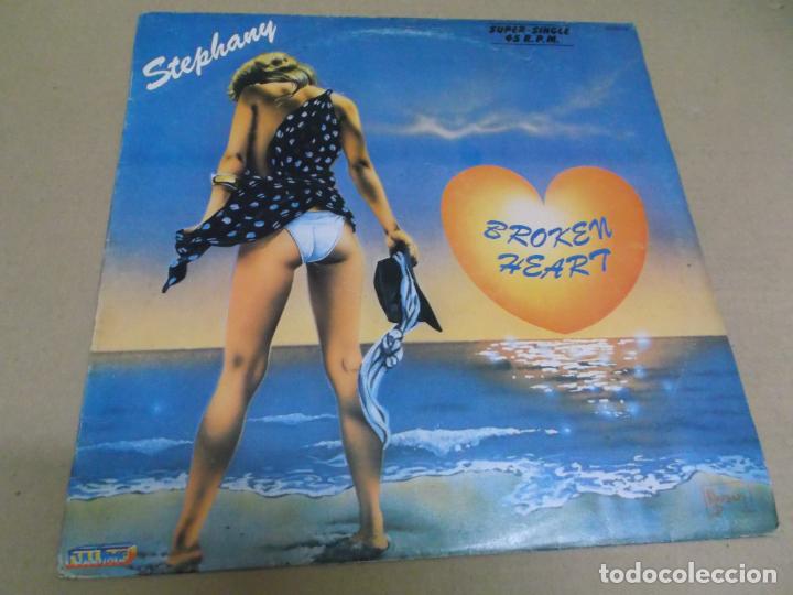 Discos de vinilo: STEPHANY (MX) BROKEN HEART (2 TRACKS) A&Ntilde;O &ndash; 1984 - Foto 1