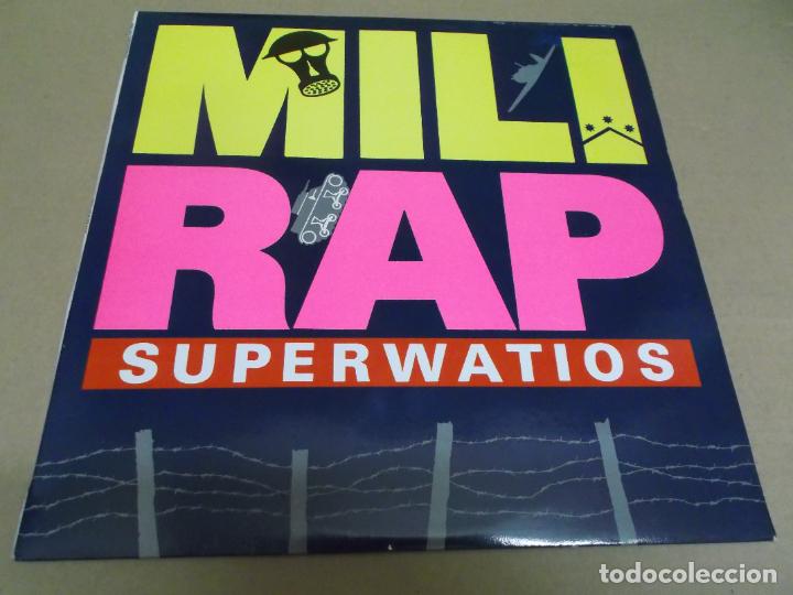 Discos de vinilo: SUPERWATIOS (MX) MILI RAP (3 TRACKS) A&Ntilde;O &ndash; 1991 - Foto 1
