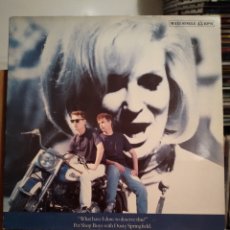 Discos de vinilo: PET SHOP BOYS WITH DUSTY SPRINGFIELD-WHAT HABE I DONE TO DESERVE THIS?-MAXI SINGLE VINILO-. Lote 371001301