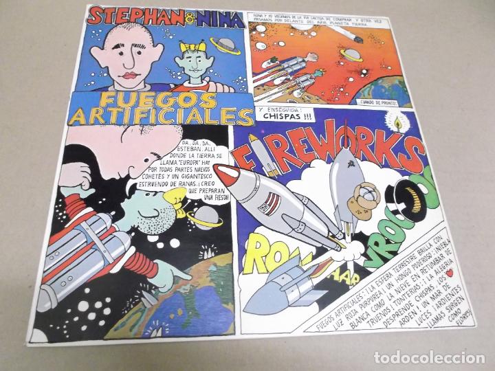 Discos de vinilo: STEPHAN & NINA (MX) FIREWORKS (2 TRACKS) A&Ntilde;O &ndash; 1984 - Foto 1
