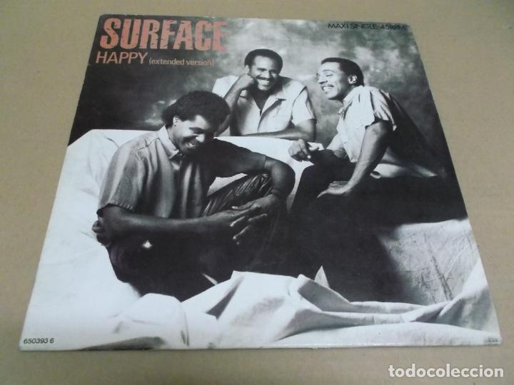 Discos de vinilo: SURFACE (MX) HAPPY (2 TRACKS) A&Ntilde;O &ndash; 1987 - Foto 1