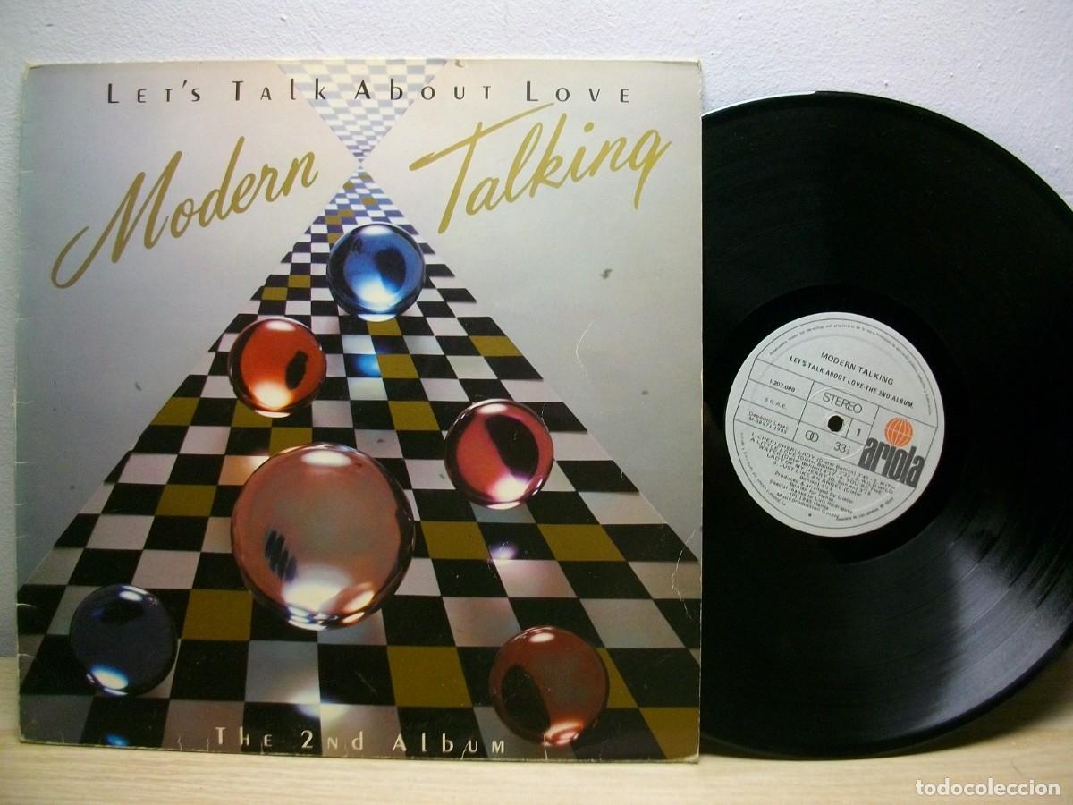 Discos de vinilo: MODERN TALKING LETS TALK ABOUT LOVE LP - Foto 1