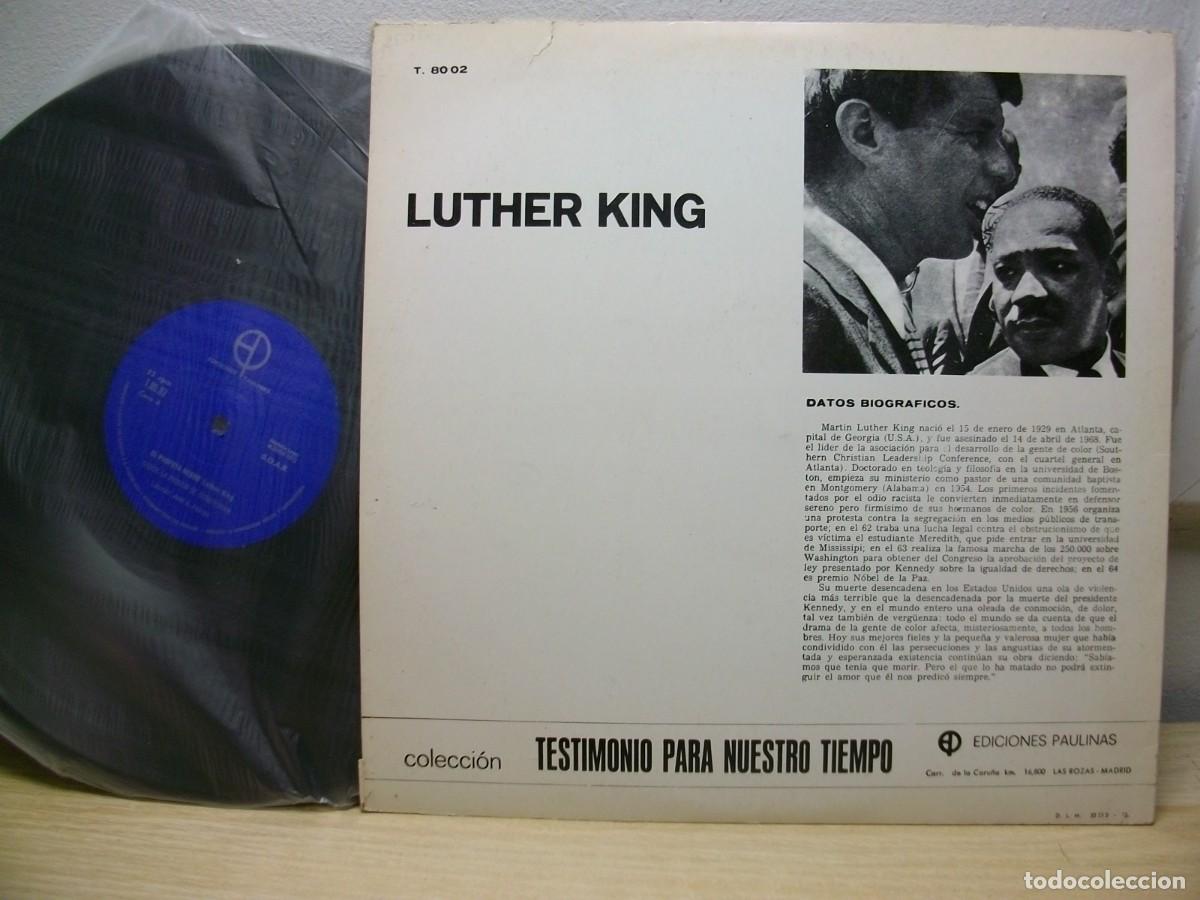 Discos de vinilo: LUTHER KING PROFETA NEGRO LP - Foto 2