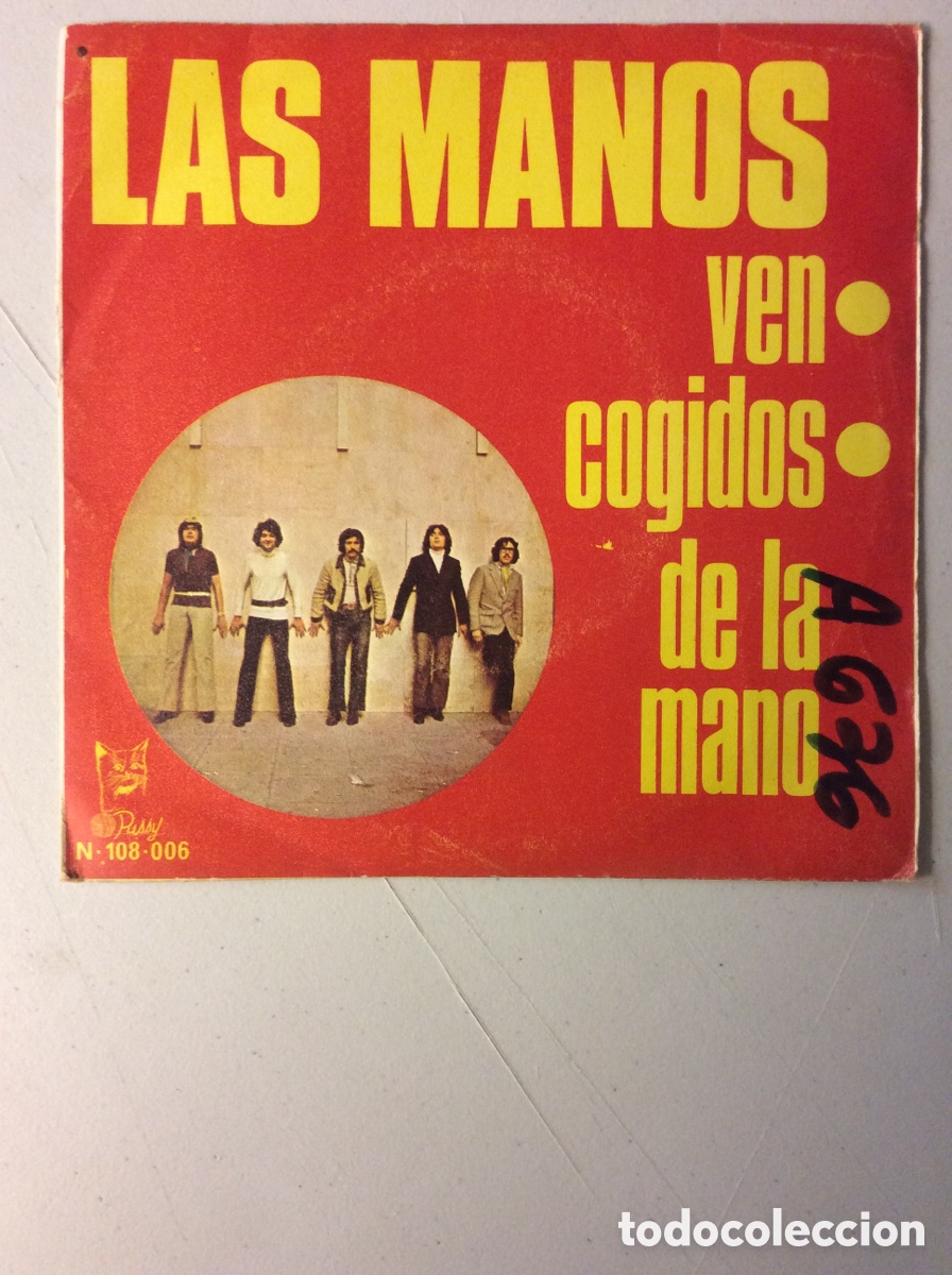 Discos de vinilo: Las Manos. Ven. Cogidos de la mano. - Foto 1