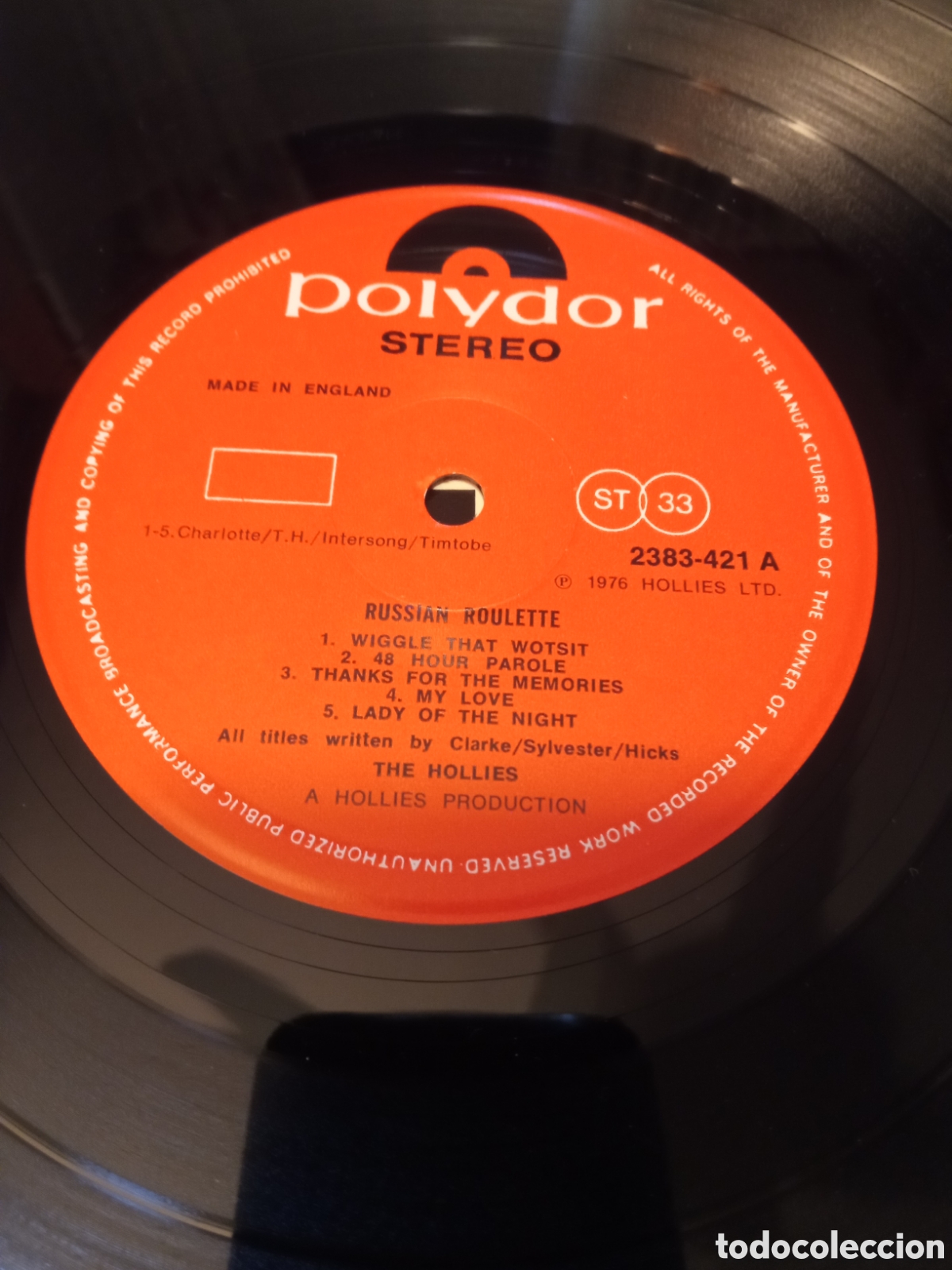 Discos de vinilo: The Hollies - Russian roulette - Foto 5