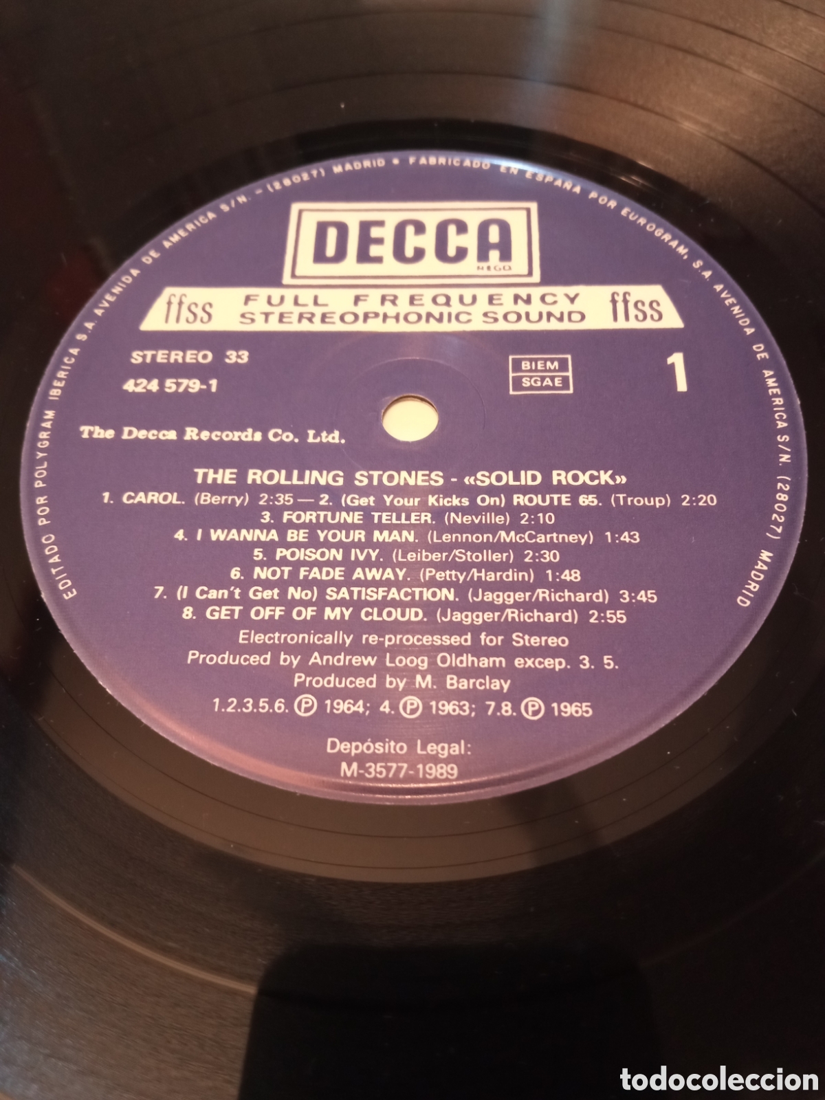Discos de vinilo: The Rolling Stones - Solid Rock - Foto 3