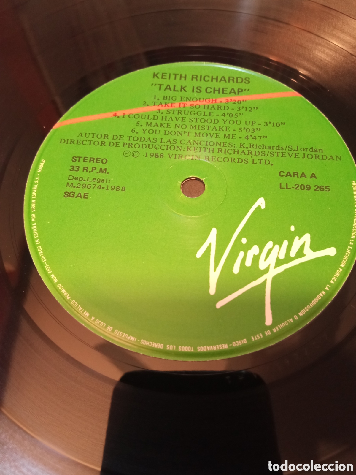 Discos de vinilo: Keith Richards - Talk is cheap - Foto 5