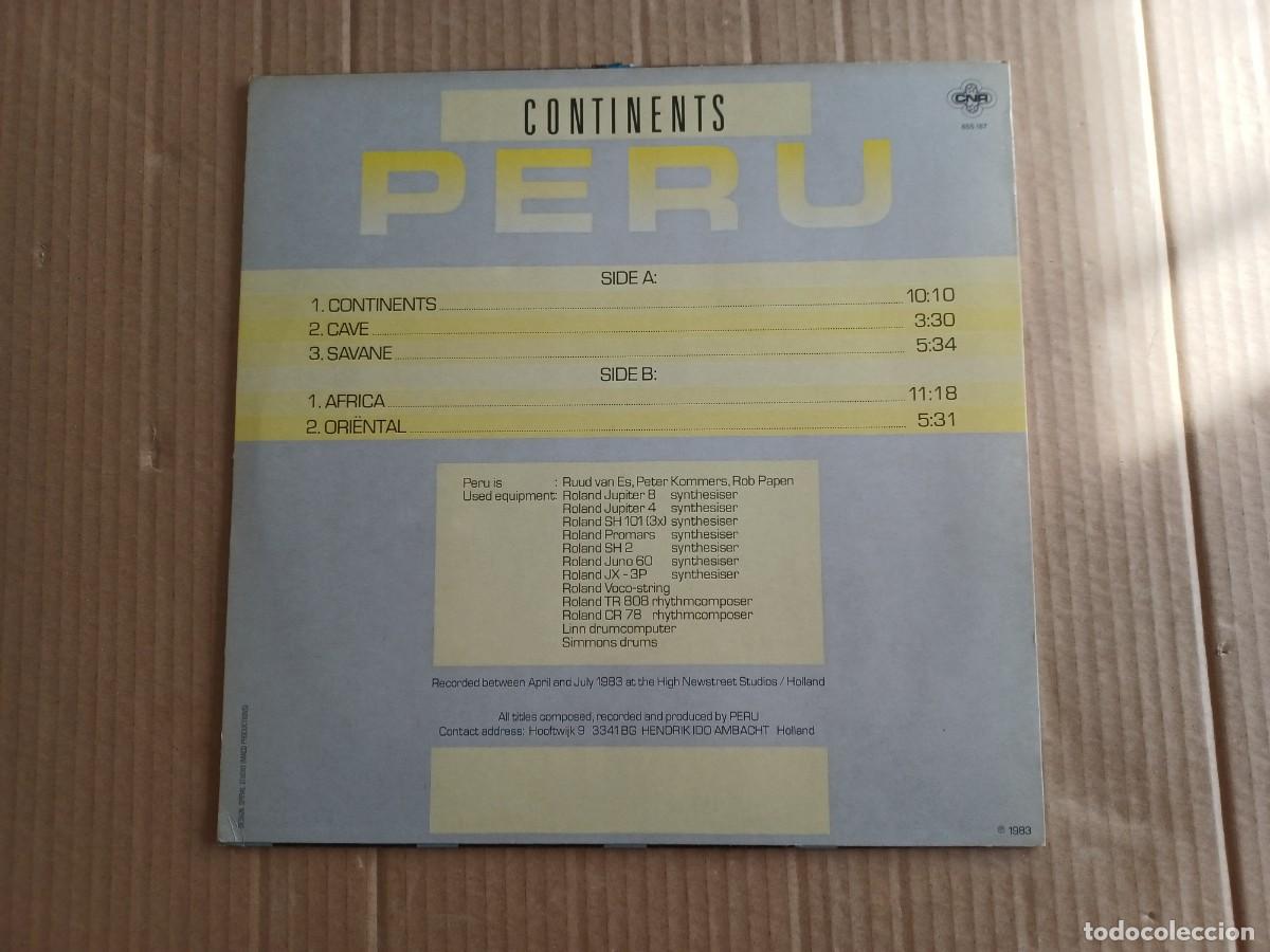Discos de vinilo: PERU - CONTINENTS LP 1983 EDICION HOLANDA SYNTHPOP - Foto 5