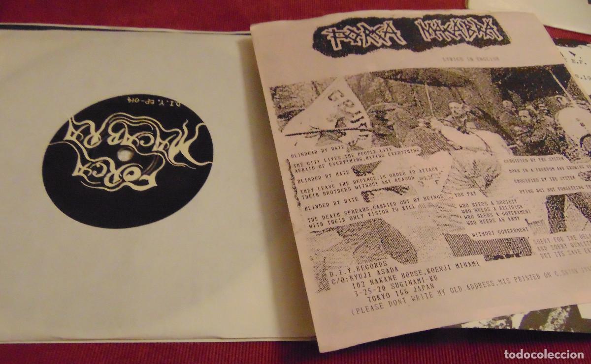 Discos de vinilo: Crocodileskink / For&ccedil;a Macabra &ndash; Crocodileskink / Thrashcore E.P. 1997 - Foto 2