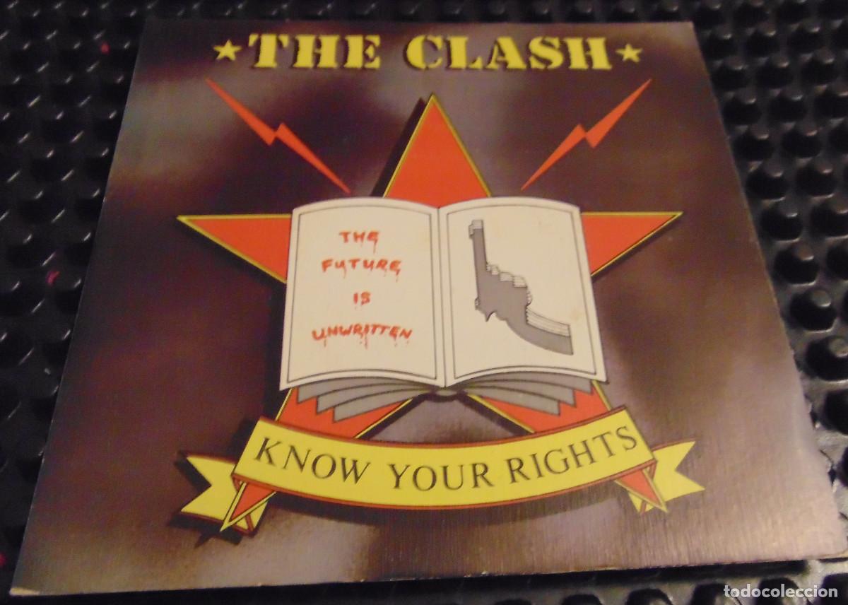 Discos de vinilo: THE CLASH - KNOW YOUR RIGHTS - SINGLE 1982 - Foto 1