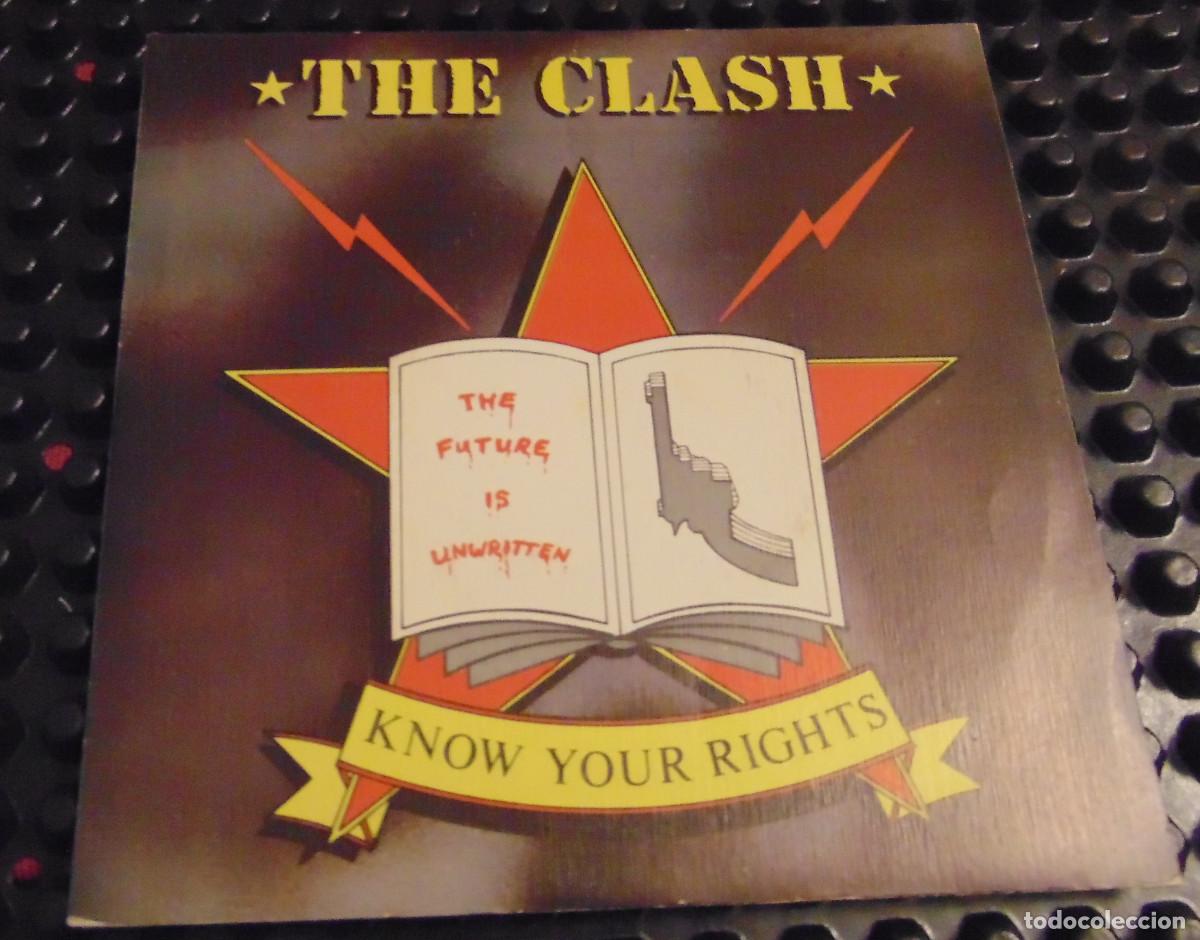 Discos de vinilo: THE CLASH - KNOW YOUR RIGHTS - SINGLE 1982 - Foto 2