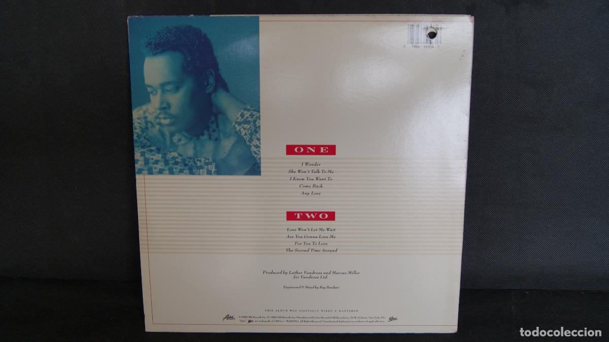 Discos de vinilo: LUTHER VANDROSS - ANY LOVE - Foto 2