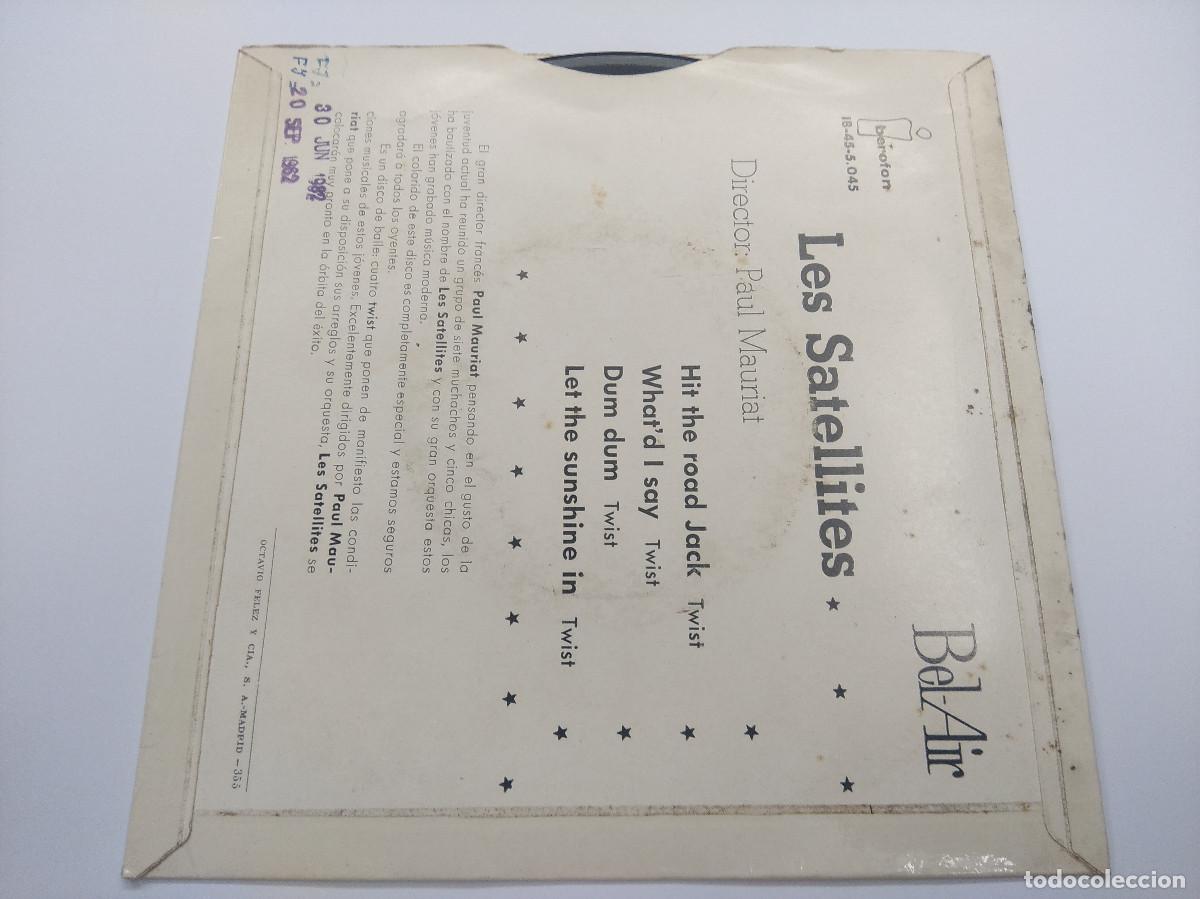 Discos de vinilo: LES SATELLITES/HIT THE ROAD JACK/SINGLE. - Foto 3