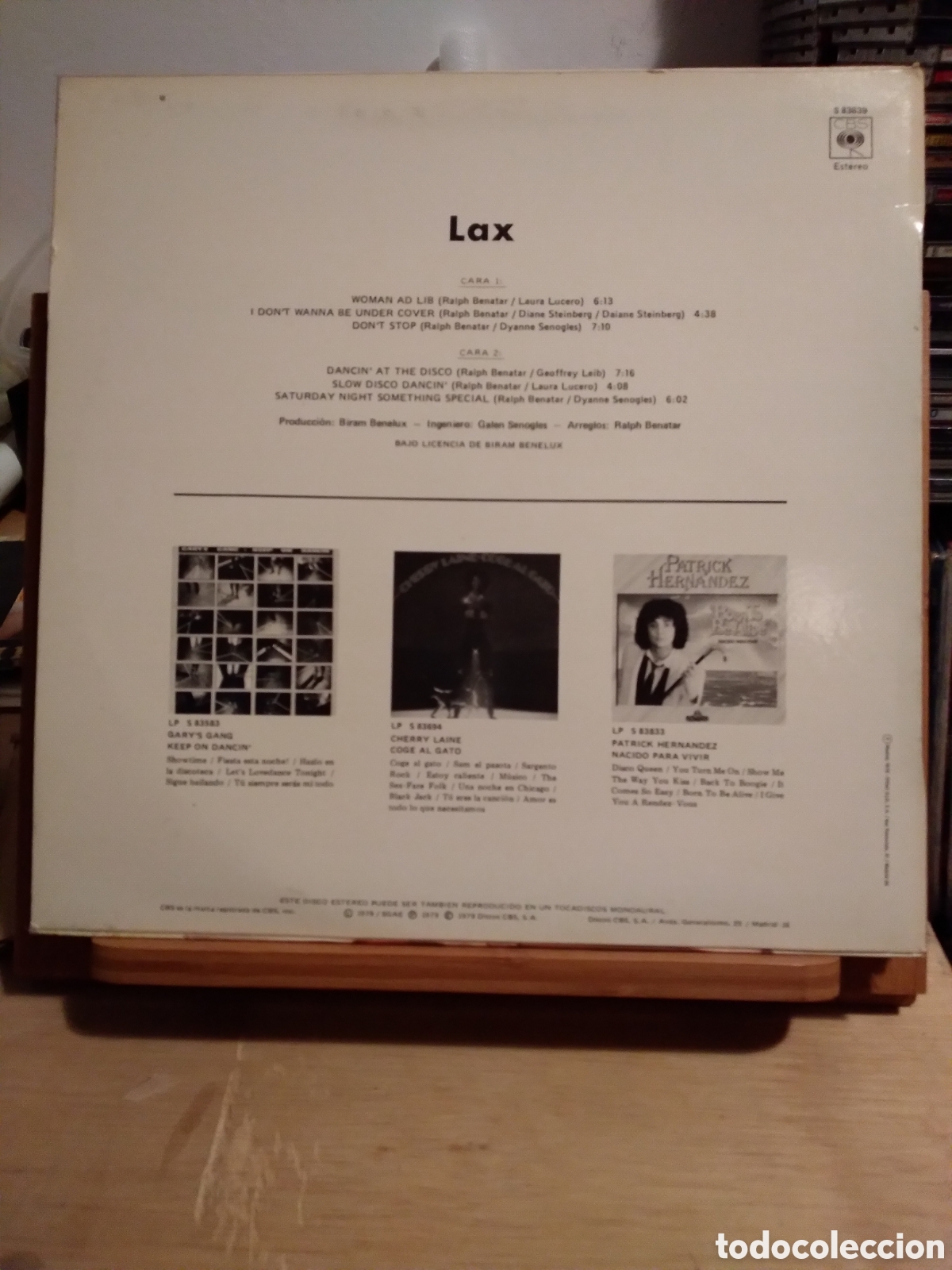 Discos de vinilo: LAX-DANCINAT THE DISCO-LP VINILO- - Foto 2