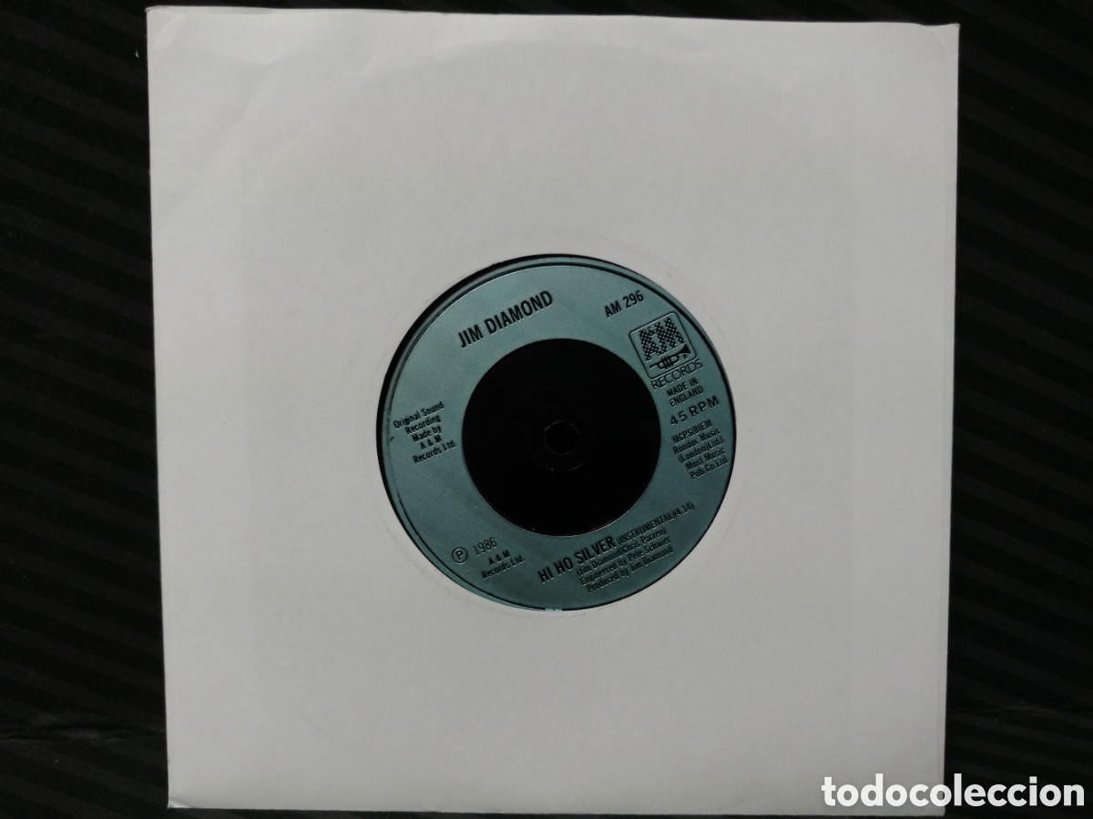 Discos de vinilo: Jim Diamond - Hi Ho Silver (7&rdquo;, Single) Edici&oacute;n UK - Foto 2