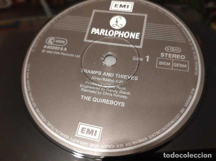 Discos de vinilo: QUIREBOYS -TRAMPS & THIEVES- (1992) MAXI-SINGLE - Foto 4