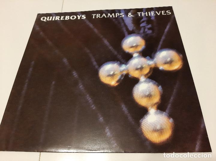 Discos de vinilo: QUIREBOYS -TRAMPS & THIEVES- (1992) MAXI-SINGLE - Foto 1