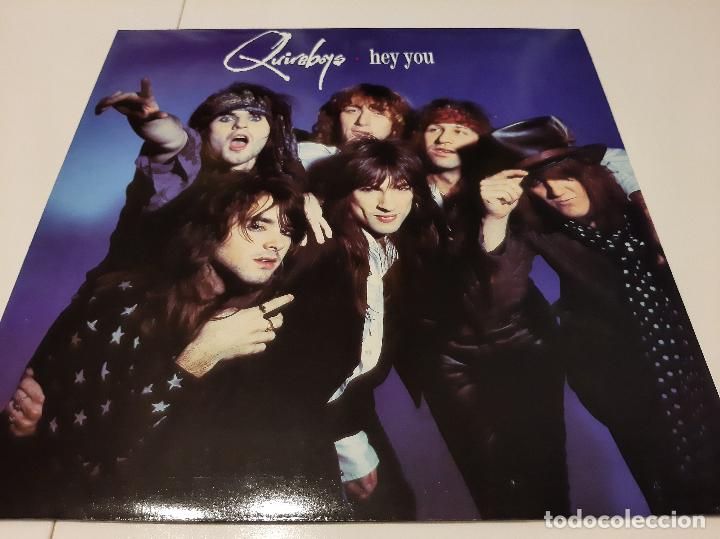 Discos de vinilo: THE QUIREBOYS -HEY YOU- (1990) MAXI-SINGLE - Foto 1