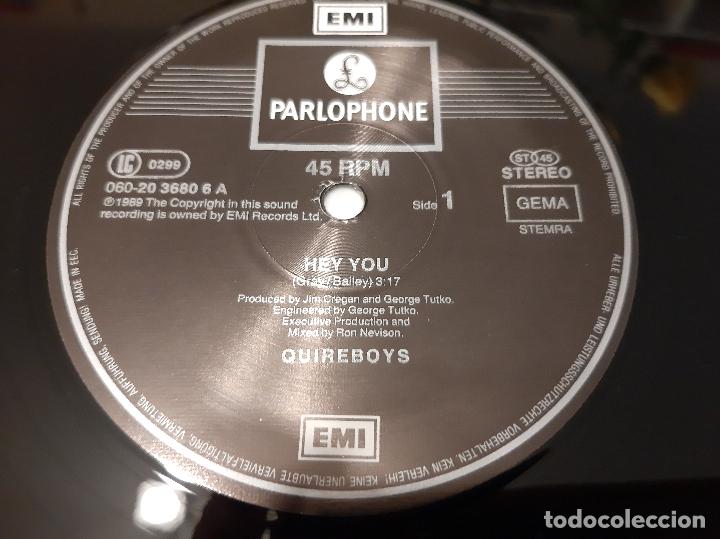 Discos de vinilo: THE QUIREBOYS -HEY YOU- (1990) MAXI-SINGLE - Foto 7