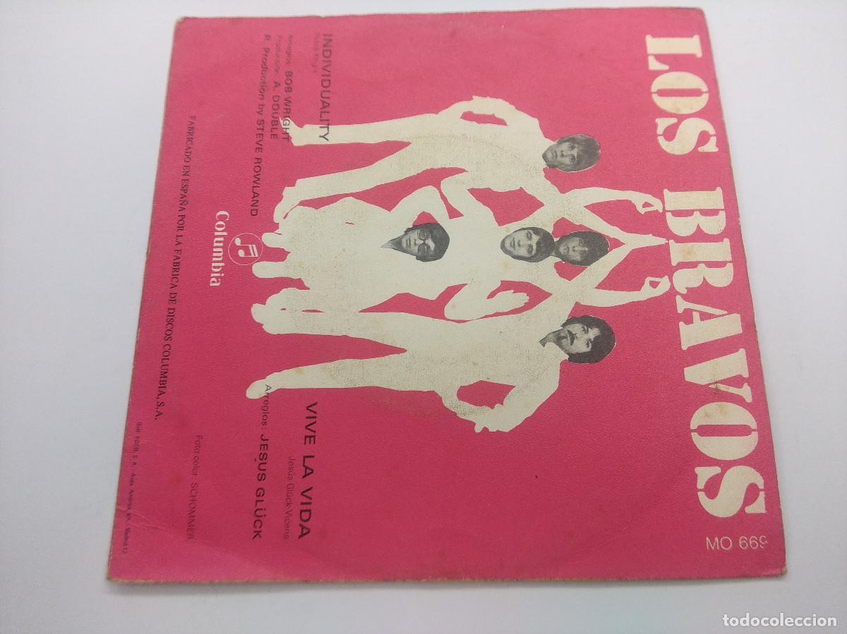Discos de vinilo: LOS BRAVOS/INDIVIDUALITY/SINGLE. - Foto 3