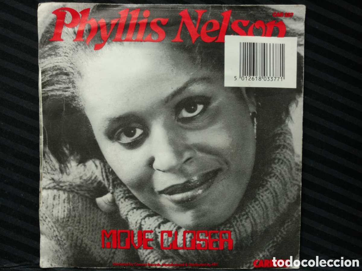 Discos de vinilo: Phyllis Nelson - Move Closer (7&rdquo;, Single) Edici&oacute;n UK - Foto 2