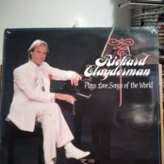 Discos de vinilo: RICHARD CLAYDERMAN-PLAYS LOVE SONGS OF THE WORLD-LP VINILO-. Lote 371174196