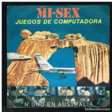 Discos de vinilo: MI-SEX - JUEGOS DE COMPUTADORA / QUE QUIERES - SINGLE 1980