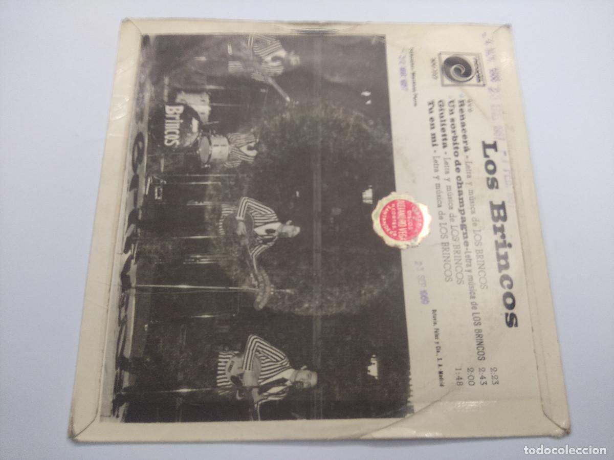 Discos de vinilo: LOS BRINCOS/RENACERA/SINGLE. - Foto 3