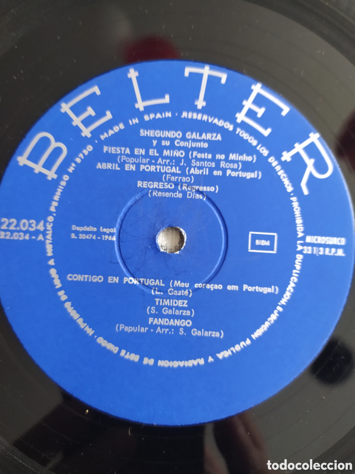 Discos de vinilo: Lp Shegundo Galarza - Foto 3