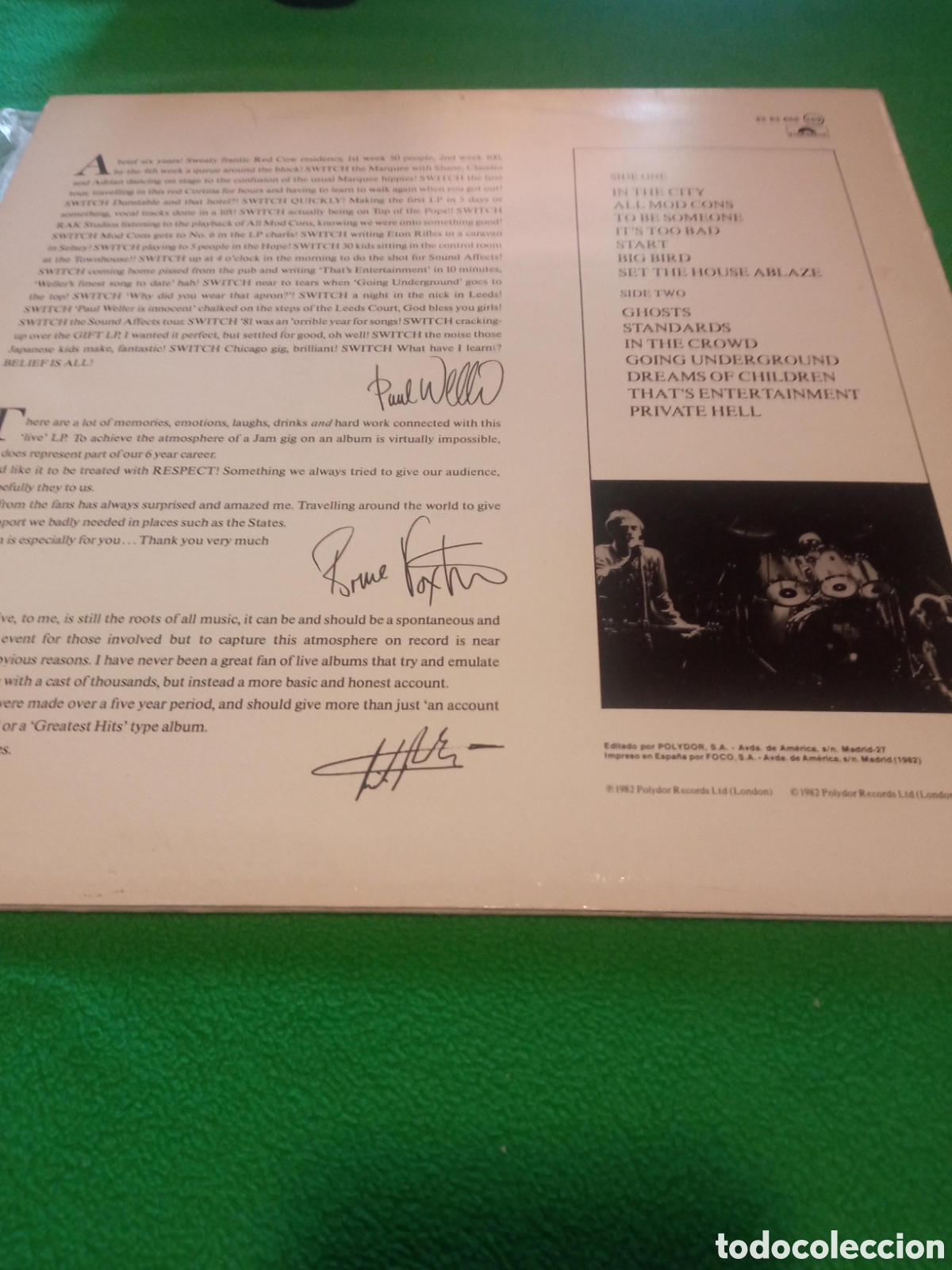 Discos de vinilo: The Jam - Dig The New breed - Foto 2