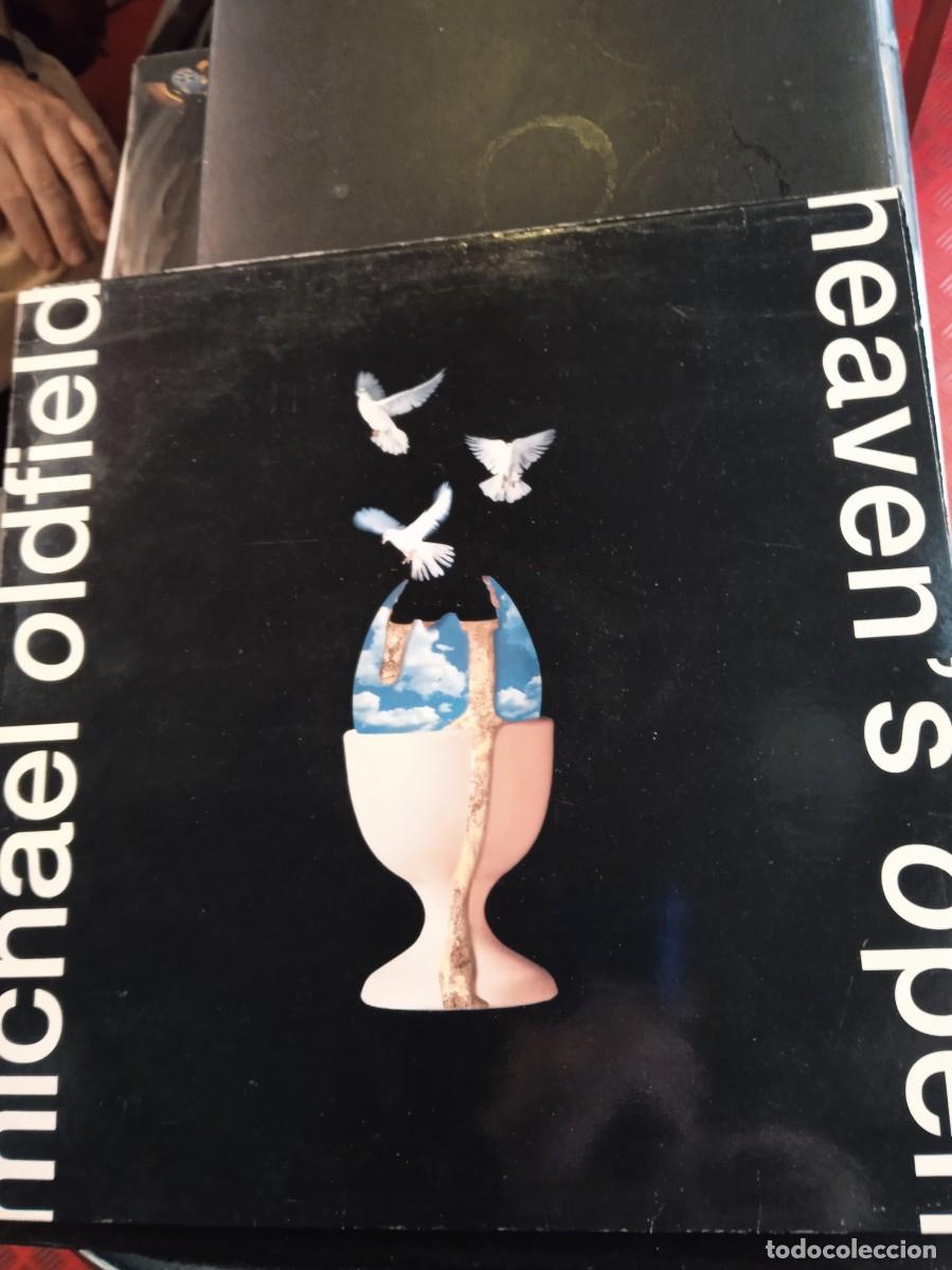 Discos de vinilo: MIKE OLDFIELD- HEAVEN&acute;S OPEN. LP - Foto 1