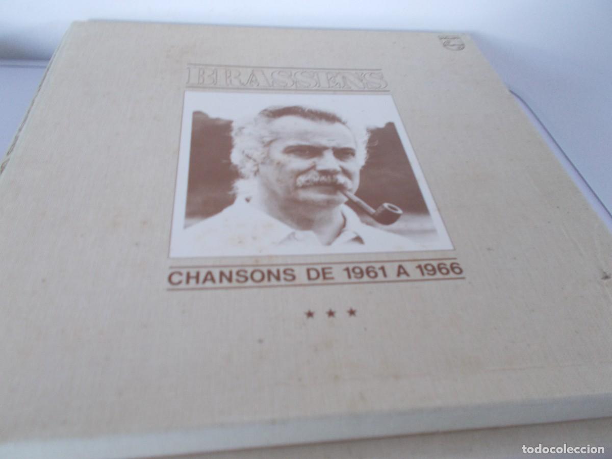 Discos de vinilo: BRASSENS 4 cajas con 3 Lps - Foto 3