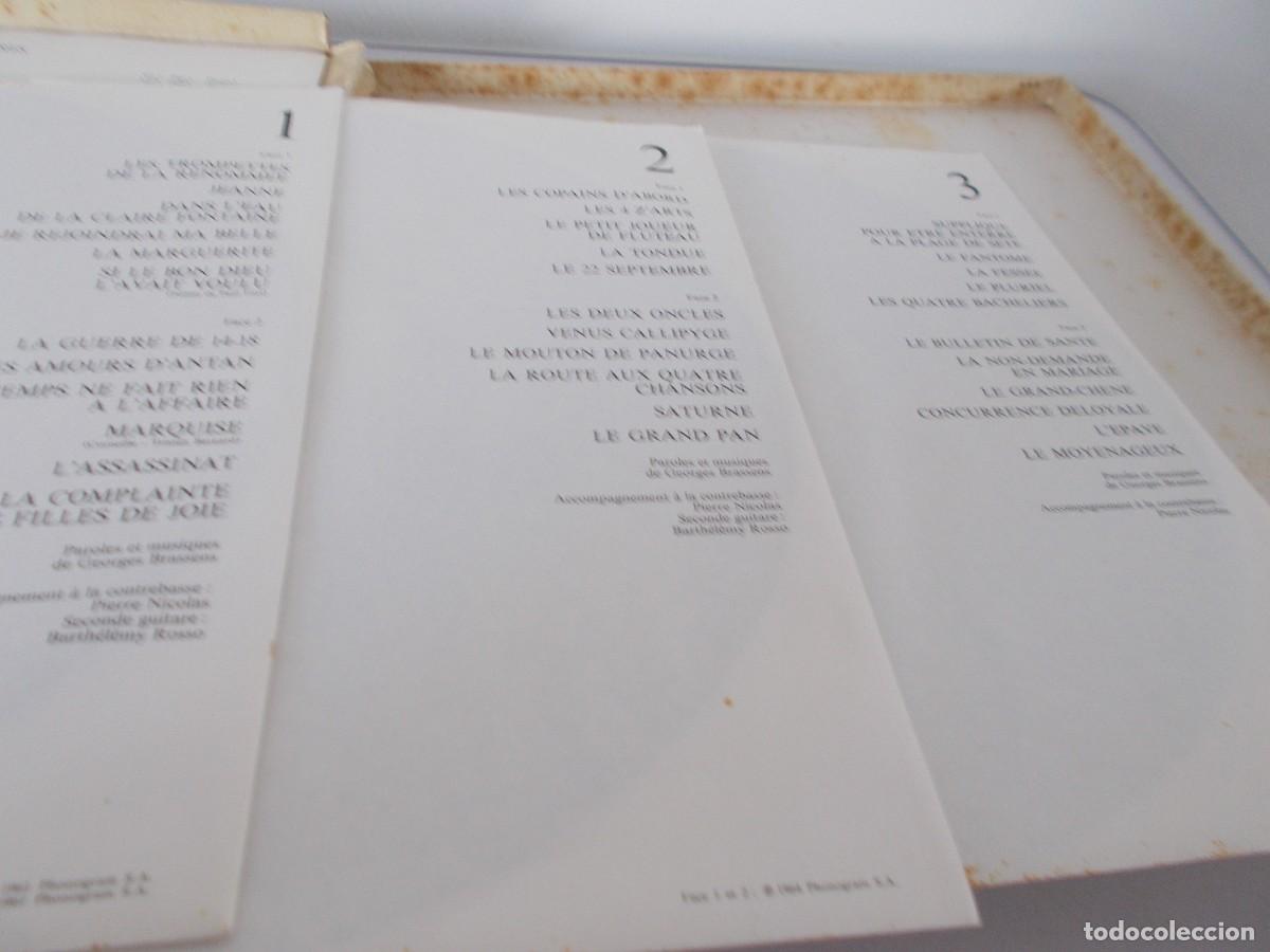 Discos de vinilo: BRASSENS 4 cajas con 3 Lps - Foto 18